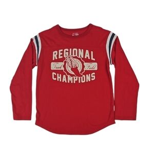 Tack & Field Casual Tee, Red, 10/12